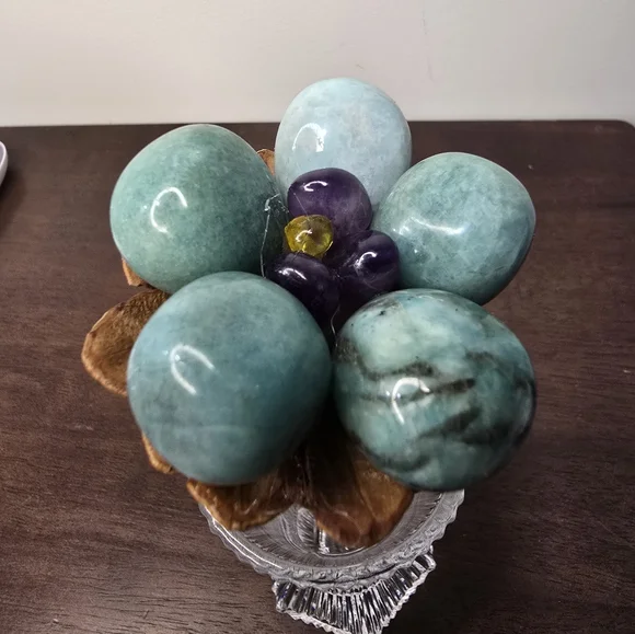 Aquamarine Crystal Flower - Picture 5 of 13